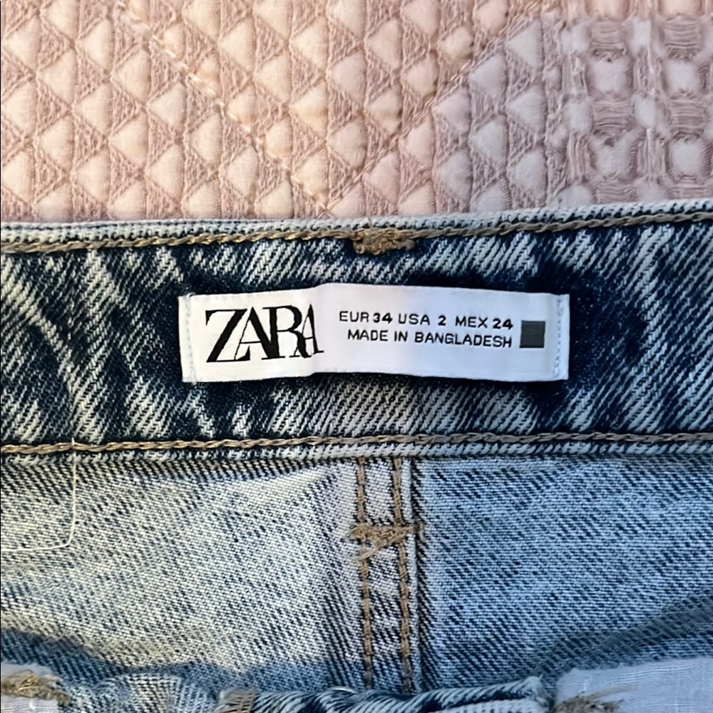 Zara Blue Classic Denim Jeans